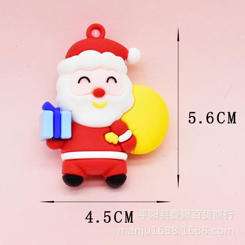 Wholesale Christmas Pendant Cartoon Keychain